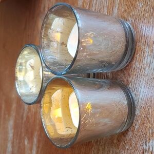 3pcs Candle Holder & LED Candle Set
